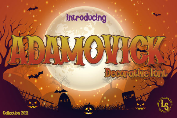 Adamovick Font for Bold Handmade Products and Labels
