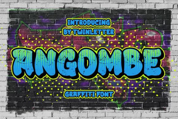 Angombe Font: Adding Playful Branding to Small Business