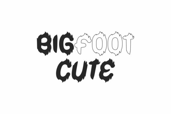 Bigfoot Cute Font for Playful Small Business Branding