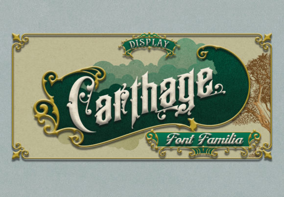 Carthage Font: Vintage Blackletter for Modern Web Design