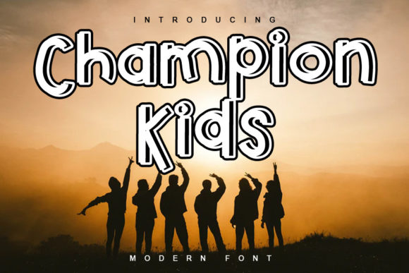 Champion Kids Font: Playful Display Type for Campaigns