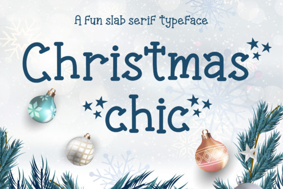 Christmas Chic Font for Festive Marketing Campaigns