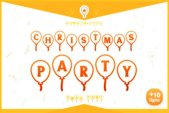 Christmas Party Font: Festive Display Type for Campaigns