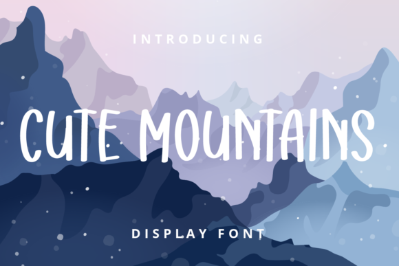 Cute Mountains Font: Elevating Small Business Branding