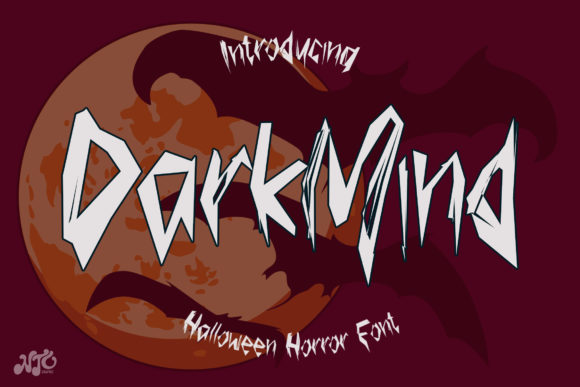 Dark Mind Font for Halloween Web Design
