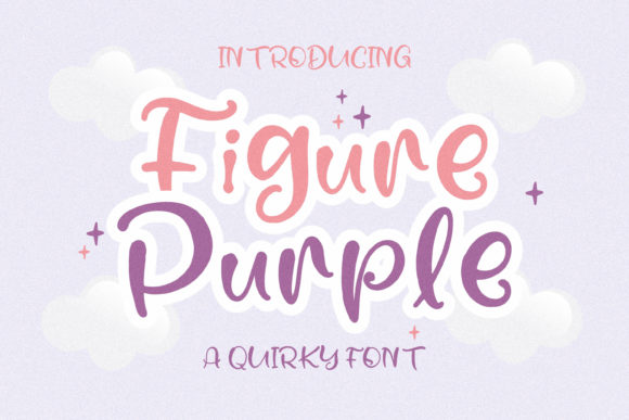 Figure Purple Font: Quirky Display Typography for Web Design