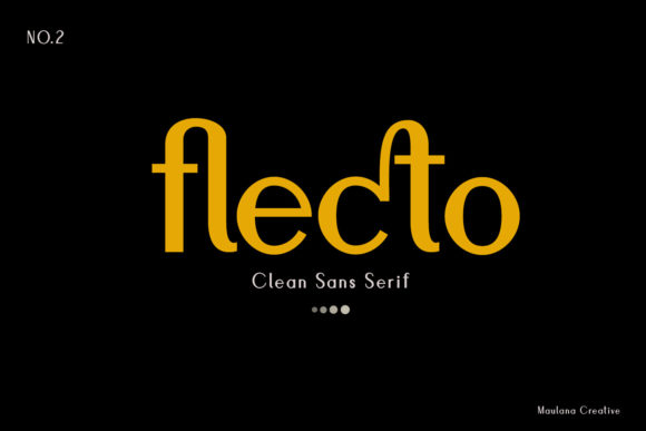 Flecto Font: Modern Display Type for Creative Craft Projects
