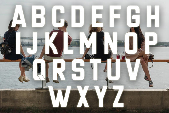 Hangout Font: Bold Display Type for Handmade Labels