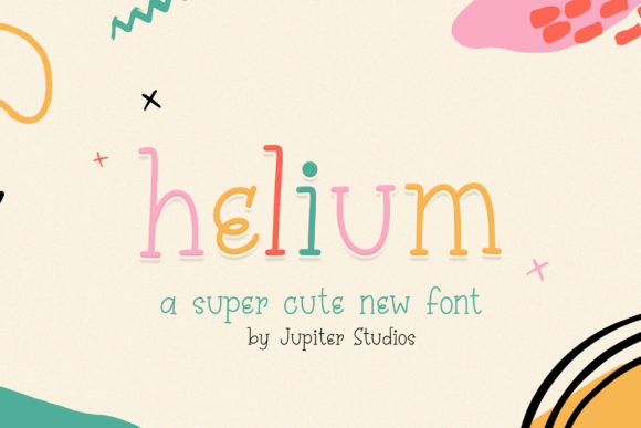 Helium Font: Cute Handwritten Style for Makers