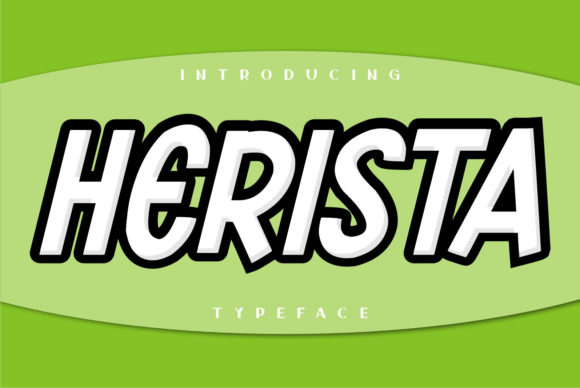 Herista Font: Trendy Display Typography for Digital Campaigns