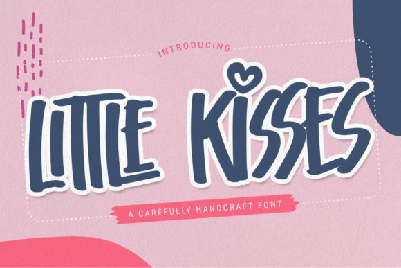 Little Kisses Font: Clean Display Typography for Web Design