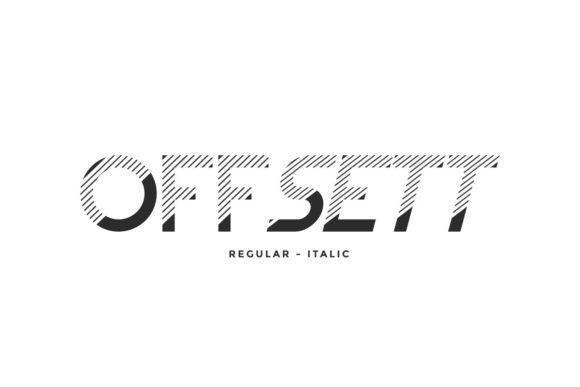 Offsett Font: Futuristic Display Type for Modern Branding