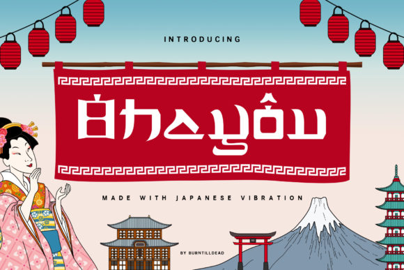 Ohayôu: A Japanese Style Display Font for Crafters