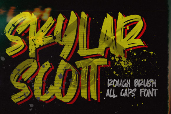 Skylarr Scott Font: Testing a Brushed Display Typeface for Streetwear Web Design