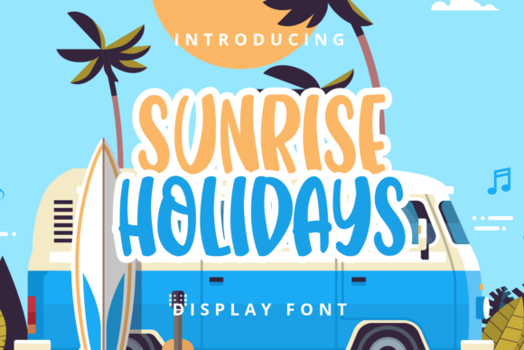 Sunrise Holidays Font: Sweet Display Type for Campaigns