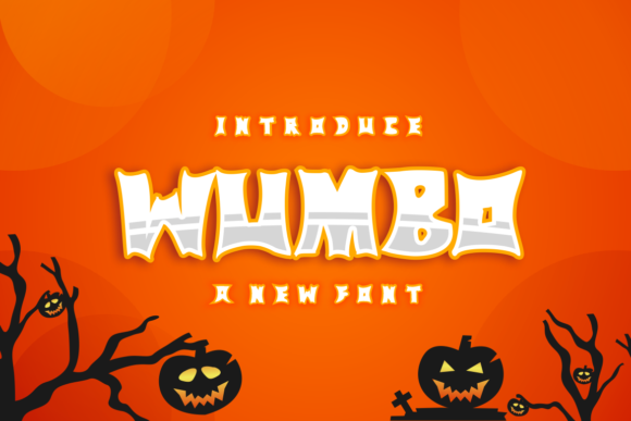 Wumbo Font: Playful Horror Display for Makers